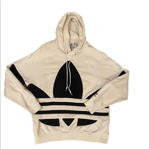 adidas Other - 𝅺Adidas Men Trefoil Hoodie FM9909 in white size medium
